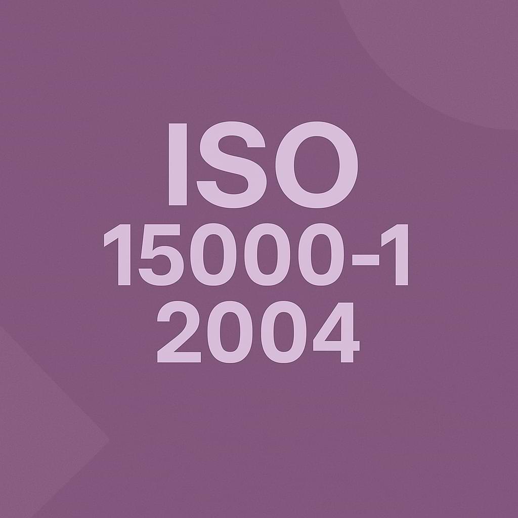 Layanan ISO 15000-1:2004